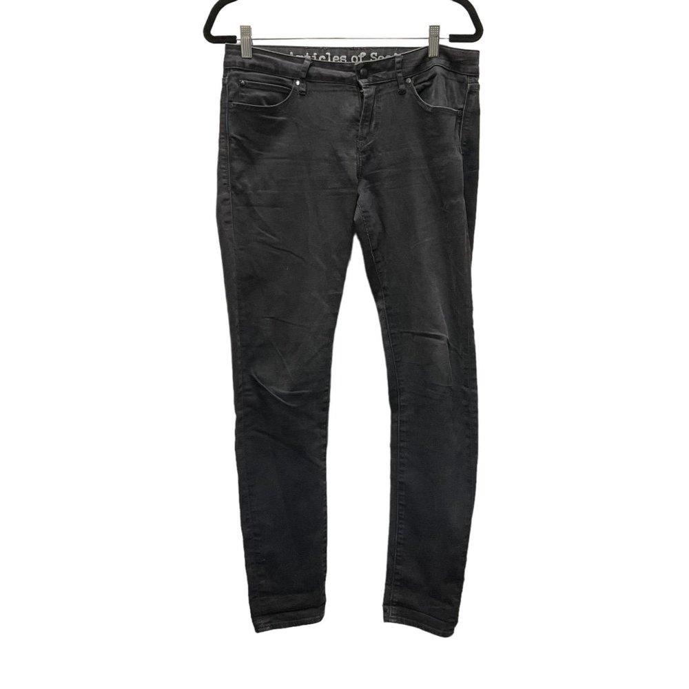 ARTICLES OF SOCIETY Woman's Black Denim Jeans Size‎ 28 Mid Rise